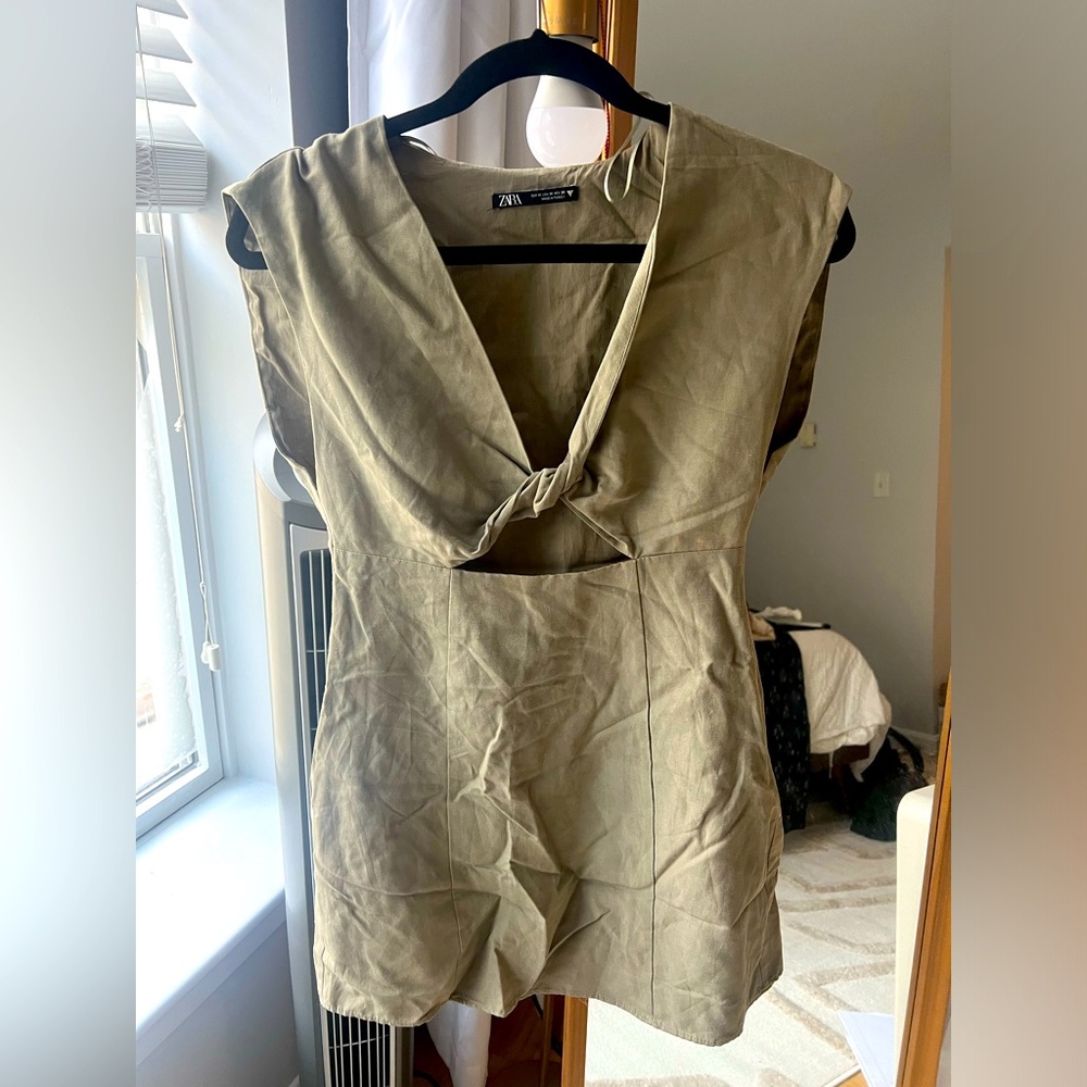 Zara cutout mini dress